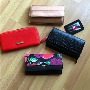 Bundle of FOUR NICE LONG LIKE NEW wallets 👛💵💶